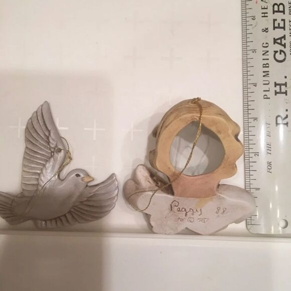 Vintage Angel & Dove Ornaments - Picture 4 of 4
